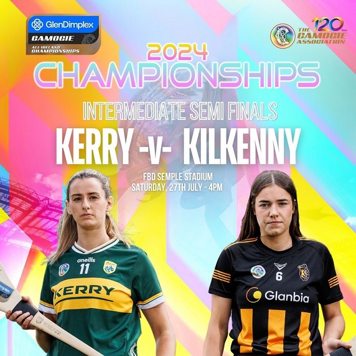 All Ireland Intermediate Championship Semi Final – Kilkenny v Kerry, 27th July – Ticket Link