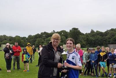 U14A League Winners Barrow Rangers Captain