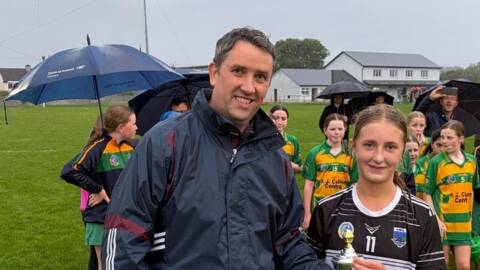 U13 Winners - Mullinavat captain