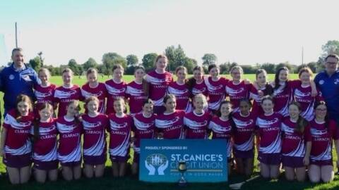 Tenacious Defending and Ability to get Goals at Key stages sees Clara claim U14A title